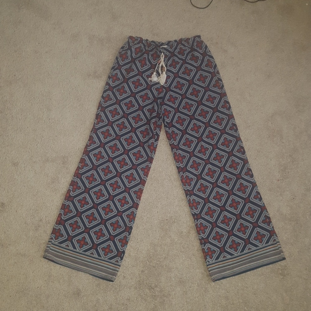 Multicolor Palazzo Pants Size Small